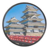 松本城と橋 アイスホッケーパック (正面)