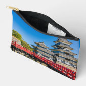 松本城と橋 アクセサリーポーチ (見開き)