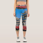 松本城と橋 カプリレギンス (正面)