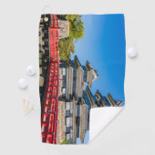 松本城と橋 ゴルフタオル (インサイチュ)