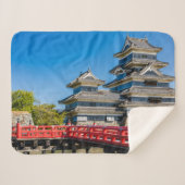 松本城と橋 シェルパブランケット (正面(横))