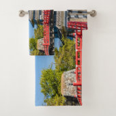 松本城と橋 バスタオルセット (インサイチュ)