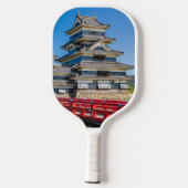松本城と橋 ピックルボールラケット (裏面)