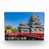 松本城と橋 フォトブロック (正面)