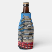 松本城と橋 ボトルクーラー (ボトル正面)