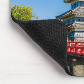 松本城と橋 マウスパッド (コーナー)