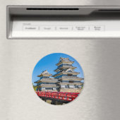 松本城と橋 マグネット (インサイチュ (食洗機))
