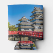 松本城と橋 缶クーラー (裏面)