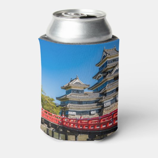 松本城と橋 缶クーラー (缶裏面)