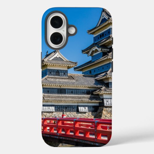 松本城と橋 Case-Mate iPhoneケース (裏面)