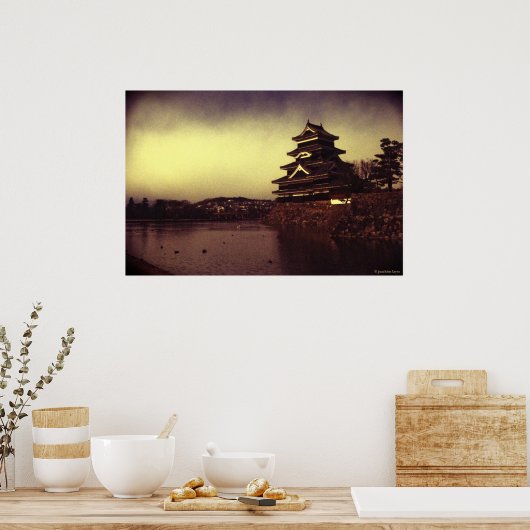 松本城 ポスター (キッチン)