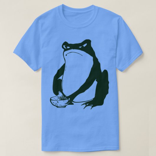 松本宝寺カエル1 Tシャツ (デザイン正面)