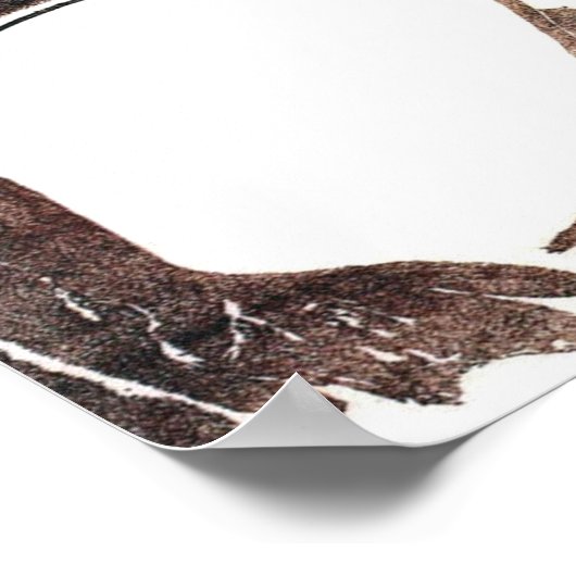 松本宝寺カエル ポスター (角)