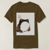 松本宝寺カエル Tシャツ (デザイン正面)