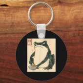 松本日本の宝寺カエル浮世絵トッドミームAes キーホルダー (正面)