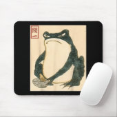 松本日本の宝寺カエル浮世絵トッドミームAes マウスパッド (マウス)