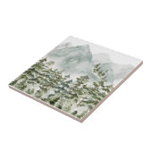 松林と山水色 タイル (側面)