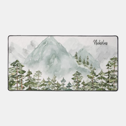 松林と山 デスクマット (正面)