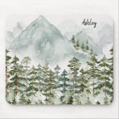 松林と山 マウスパッド (正面)