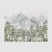 松林と山 薄葉紙 (正面)