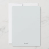 松林のクリスマスホリデーパーティ 招待状 (裏面)