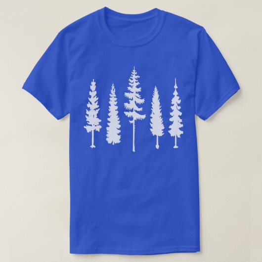 松林のシルエット Tシャツ (デザイン正面)
