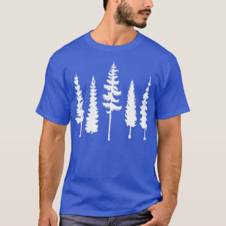 松林のシルエット Tシャツ