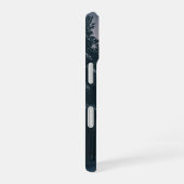 松林のレトロな雪景色 iPhone 16ケース (右側面)