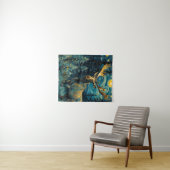 松林の中でムースゴッホ タペストリー (インサイチュ(横))