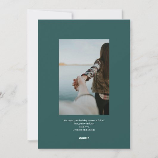 松林の写真 シーズンカード (裏面)