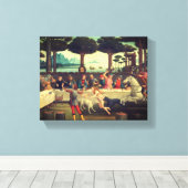 松林の宴会 キャンバスプリント (インサイチュ (ウッドフロア))