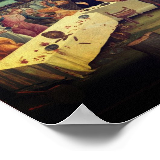 松林の宴会 ポスター (角)