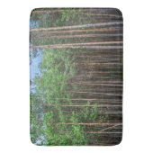 松林の木道 バスマット (正面縦)