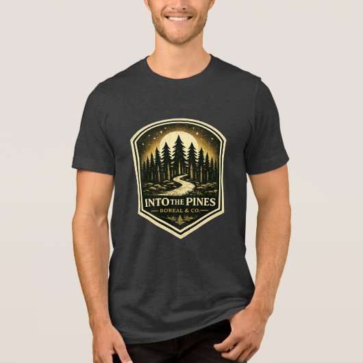 松林へ トライブレンドＴシャツ (正面)