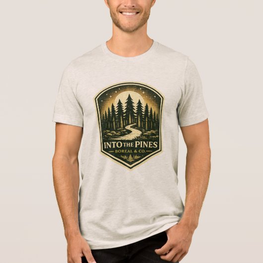 松林へ トライブレンドＴシャツ (正面)