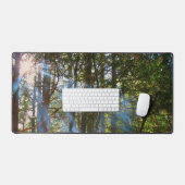松林を抜ける日差し デスクマット (キーボード&マウス)
