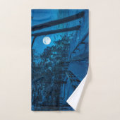 松林を覆った冬の風景 ハンドタオル (ハンドタオル)