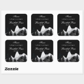 松林キャンドルラベル スクエアシール (シート)