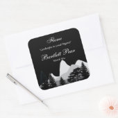 松林キャンドルラベル スクエアシール (封筒)