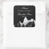 松林キャンドルラベル スクエアシール (バッグ)