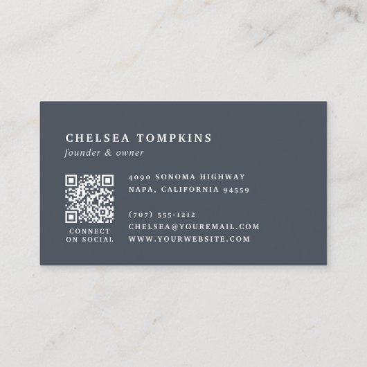 松林ロゴQRコード 名刺 (裏面)