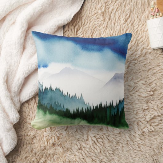 松林景観 クッション (ブランケット)