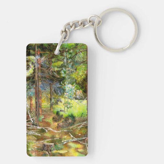 松林 キーホルダー (裏面)