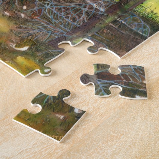 松林 ジグソーパズル (側面)