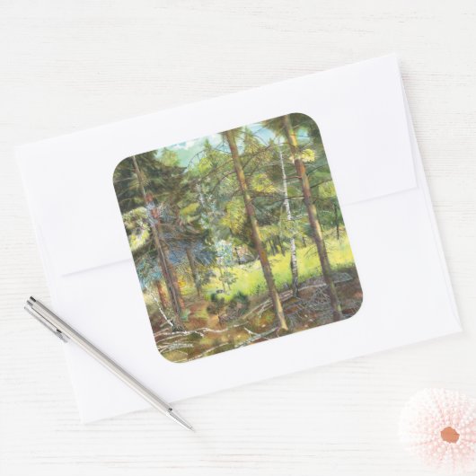 松林 スクエアシール (封筒)