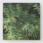 松林 スクエア壁時計 (正面)