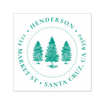 松林 |ファミリー名ラウンド差出人住所