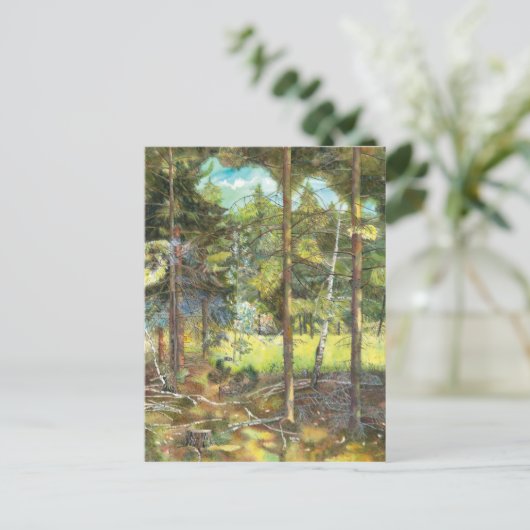 松林 ポストカード (スタンド正面)