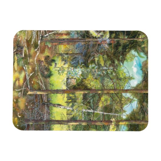 松林 マグネット (横)