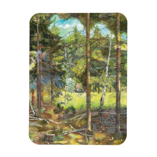 松林 マグネット (縦)